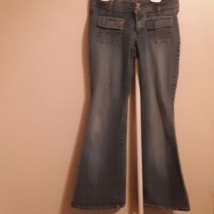 💫💫💫90's Y2K ANGELS FLARE JEANS SIZE 7/8